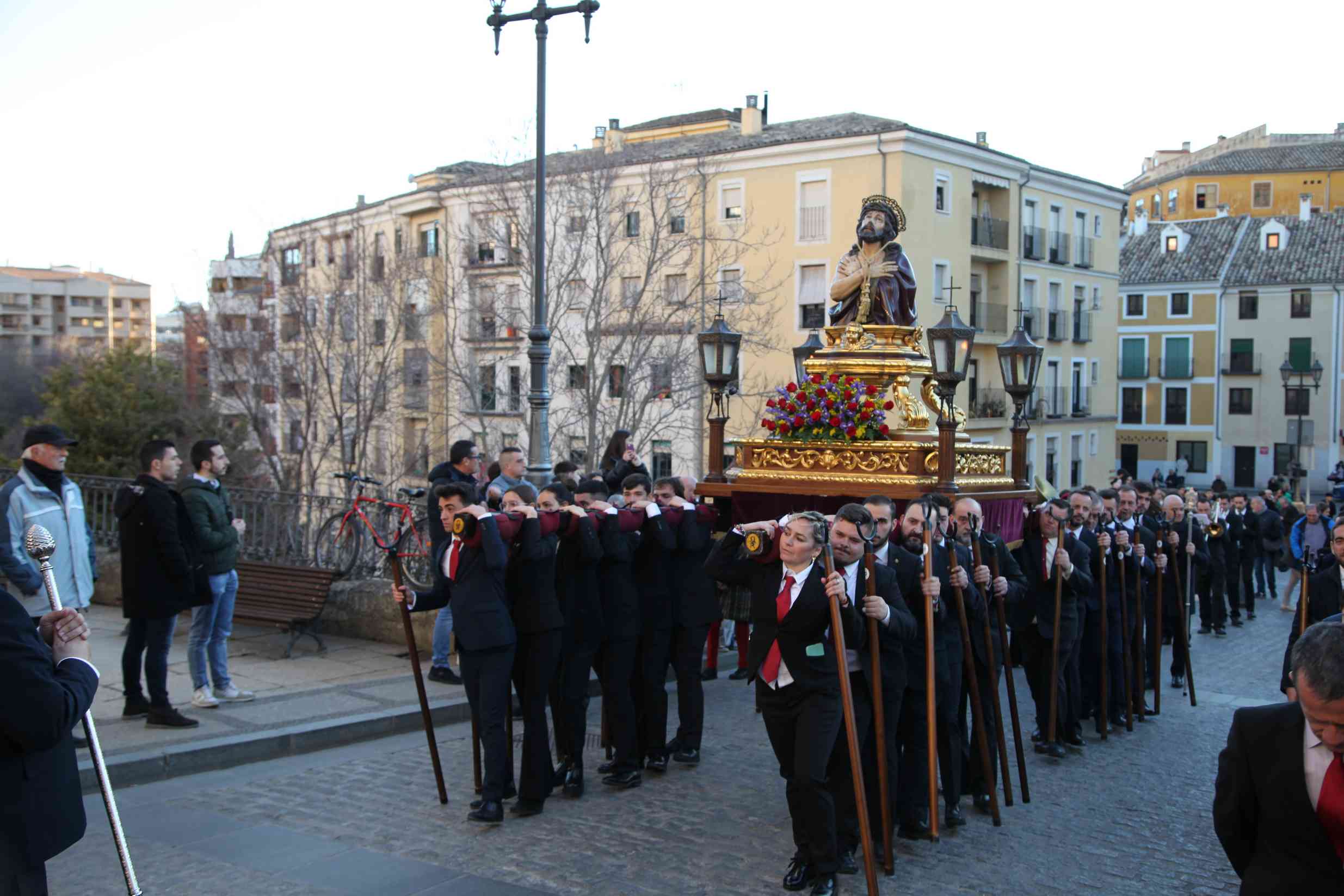 Las imágenes del traslado del Ecce Homo de San Gil a la Catedral