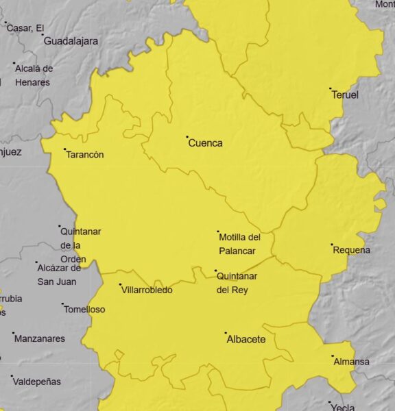 El Paso De Una DANA Activa El Aviso Amarillo Por Tormentas En Toda La