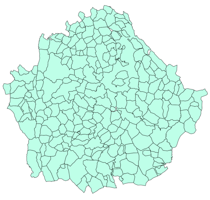 Mapa de la provincia de Cuenca